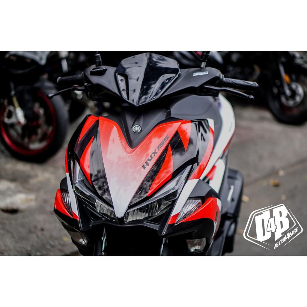 Tem trùm xe dành cho NVX V1 Camo Red White