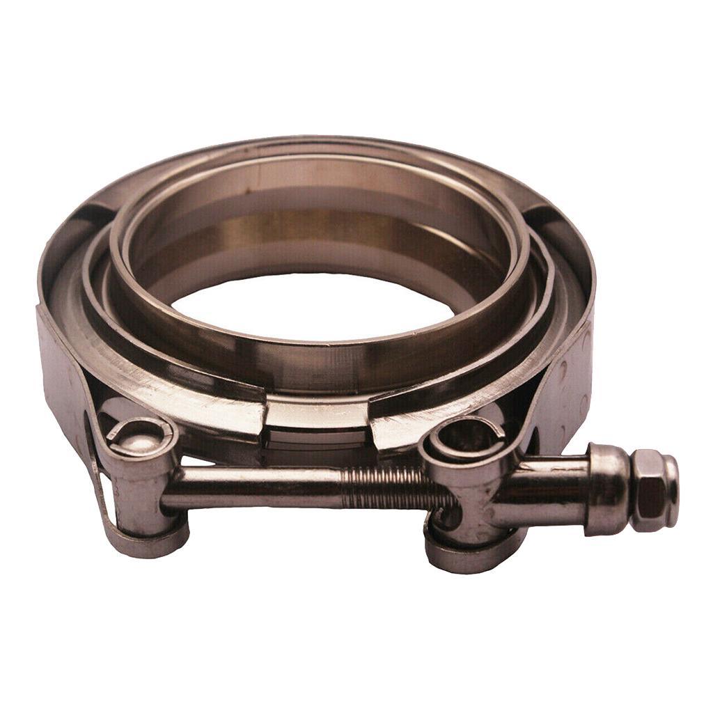 3.5 inch Stainless Steel Exhaust V Band Clamp Flange Kit Flange