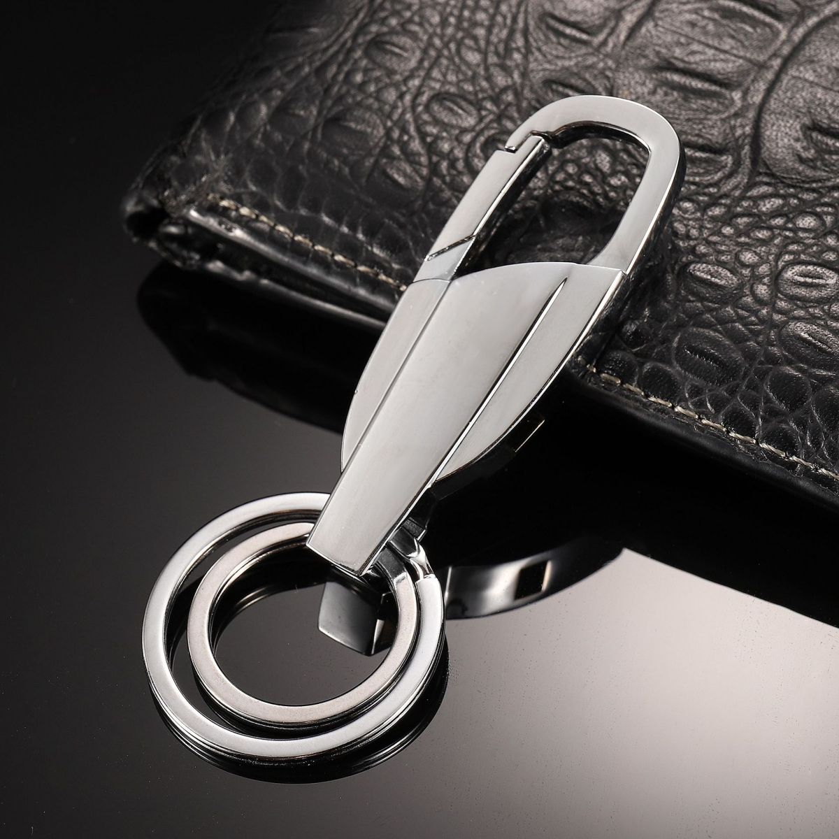 Móc Khoá Hợp Kim Inox Sáng Bóng Thời Trang
