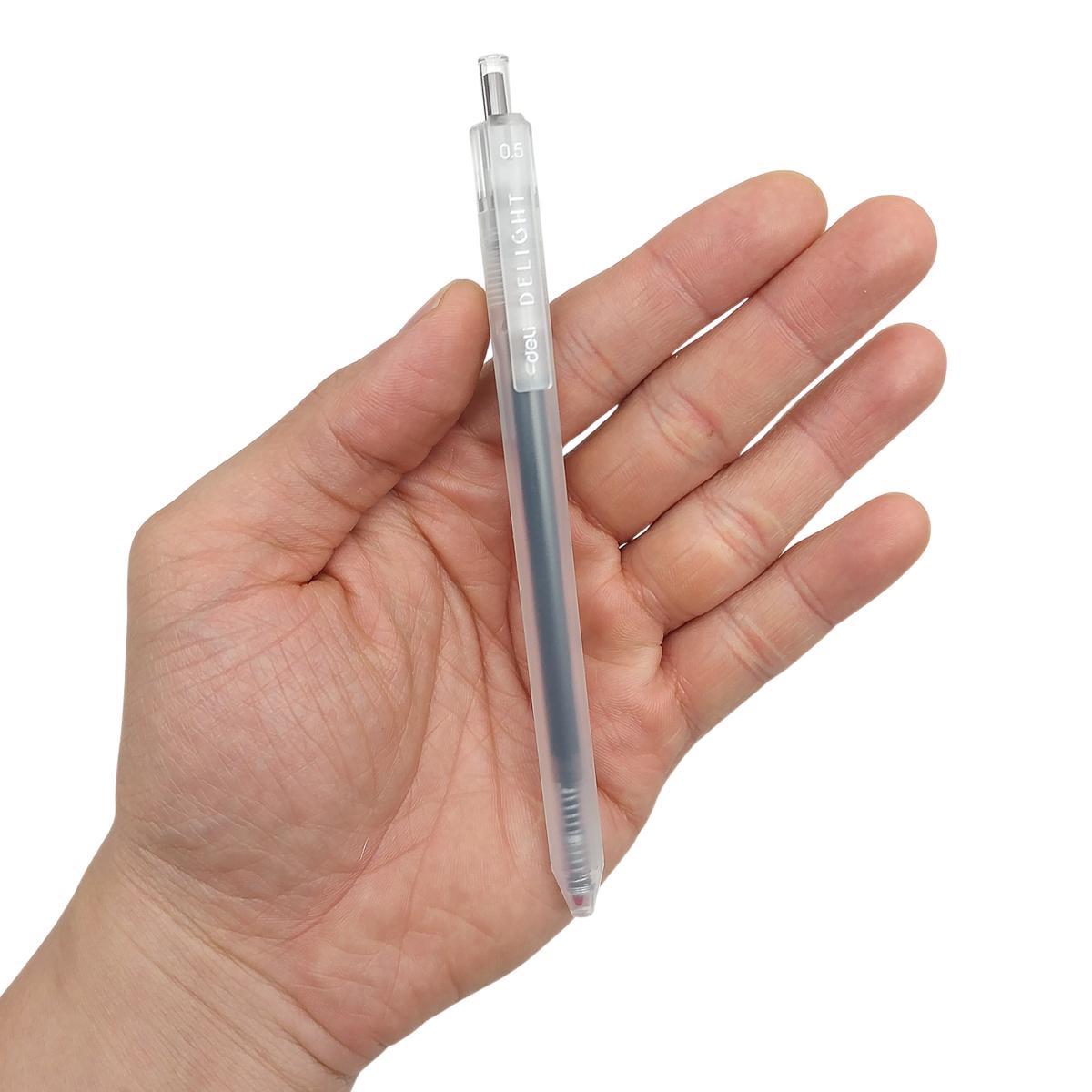 Bút Gel Delight 0.5 mm - Deli EG118-BR - Mực Nâu