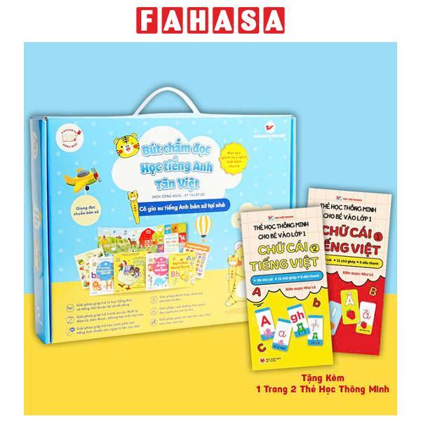 Sách - Bút Chấm Đọc-Học Tiếng Anh Tân Việt - Cô Gia Sư Tiếng Anh Bản Xứ Tại Nhà - Phiên Bản Ngỗng Mẹ (Dành Cho Trẻ Từ 0 Đến 6 Tuổi) - Tặng Sách Tỏa Sáng Trong Đêm - Chúc Ngủ Ngon Ông Già Noel