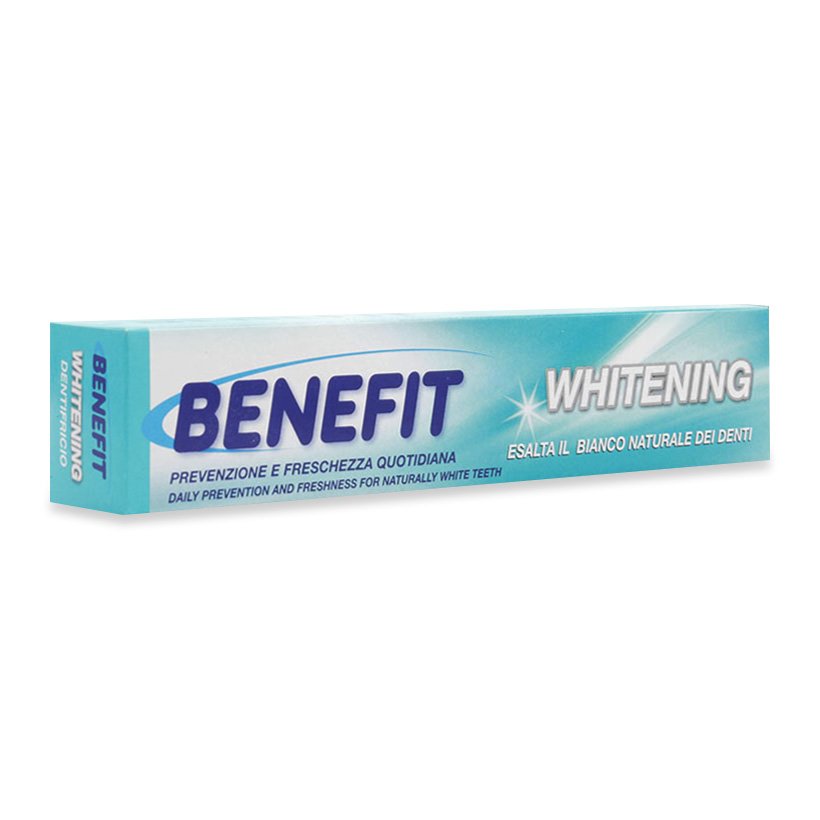 Kem đánh răng siêu trắng Benefit Whitening Fresh Total Benefit 75ml tặng kèm móc khóa