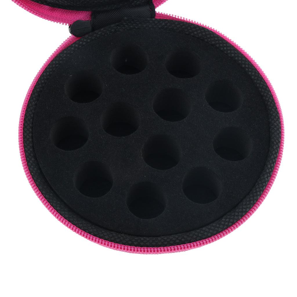 Essential Oils Bag Storage Case Zip Pouch for 1ml 2ml Bottles Vials