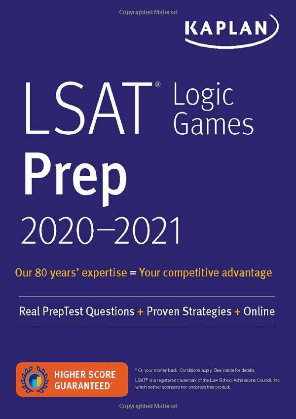 Sách ngoại văn: LSAT Logic Games Prep 2020-2021 : Real PrepTest Questions + Proven Strategies + Online