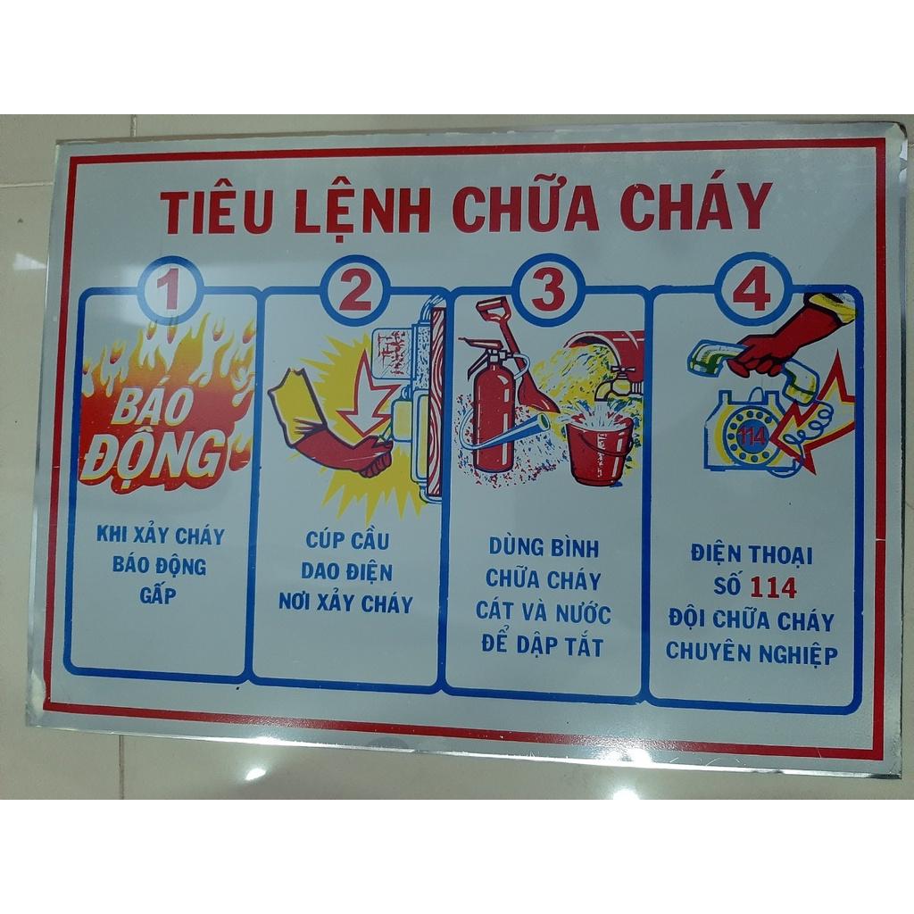 Bảng nội quy, tiêu lệnh , cấm lửa, cấm thuốc PCCC , bảng nội quy tiêu lệnh phòng cháy chữa cháy