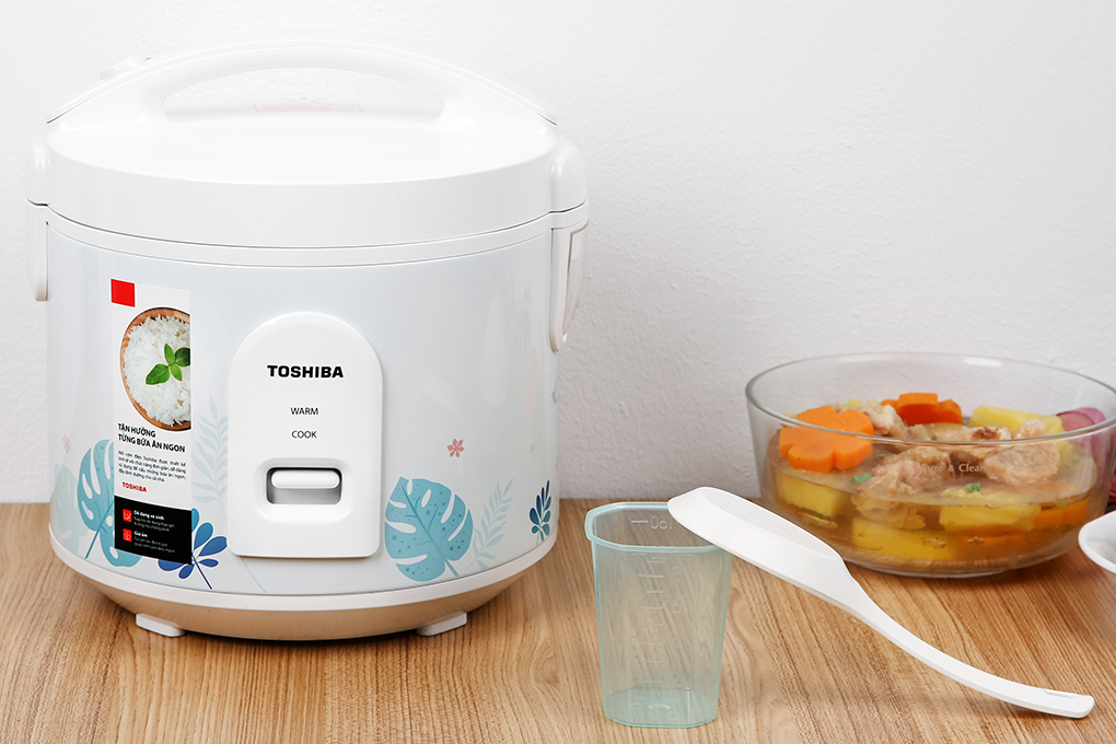 Nồi cơm nắp gài Toshiba 1 lít RC-10JH2PV - Hàng chính hãng