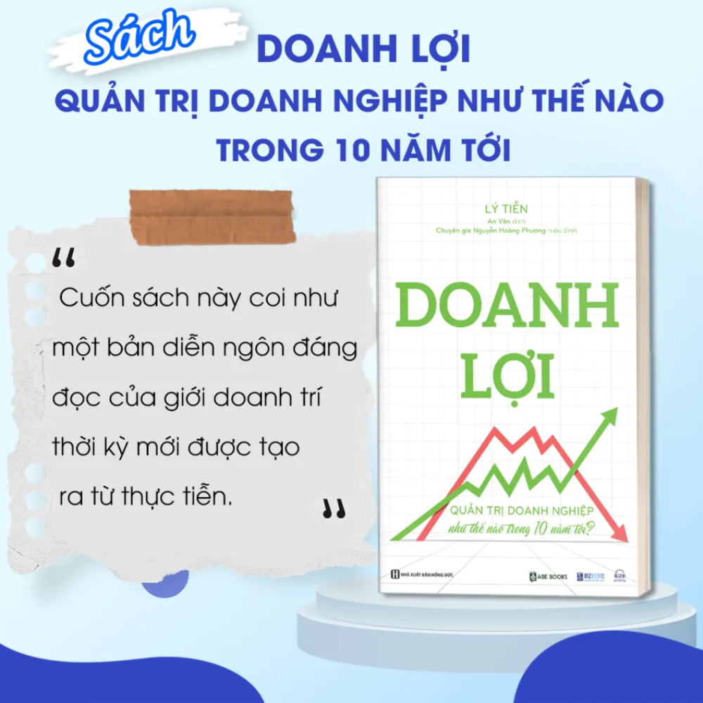 Sách - Doanh Lợi: Quản Trị Doanh Nghiệp Như Thế Nào Trong 10 Năm Tới - MCBooks