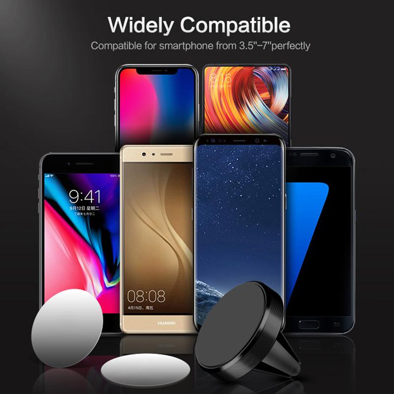 Giữ Điện Thoại Di Động Trên Xe Hơi Tròn Từ Ga Phù Hợp Cho iPhone Samsung Điện Thoại Di Động Điện Thoại Di Động Trên Xe Hơi Điều Hướng Cố Định Khung