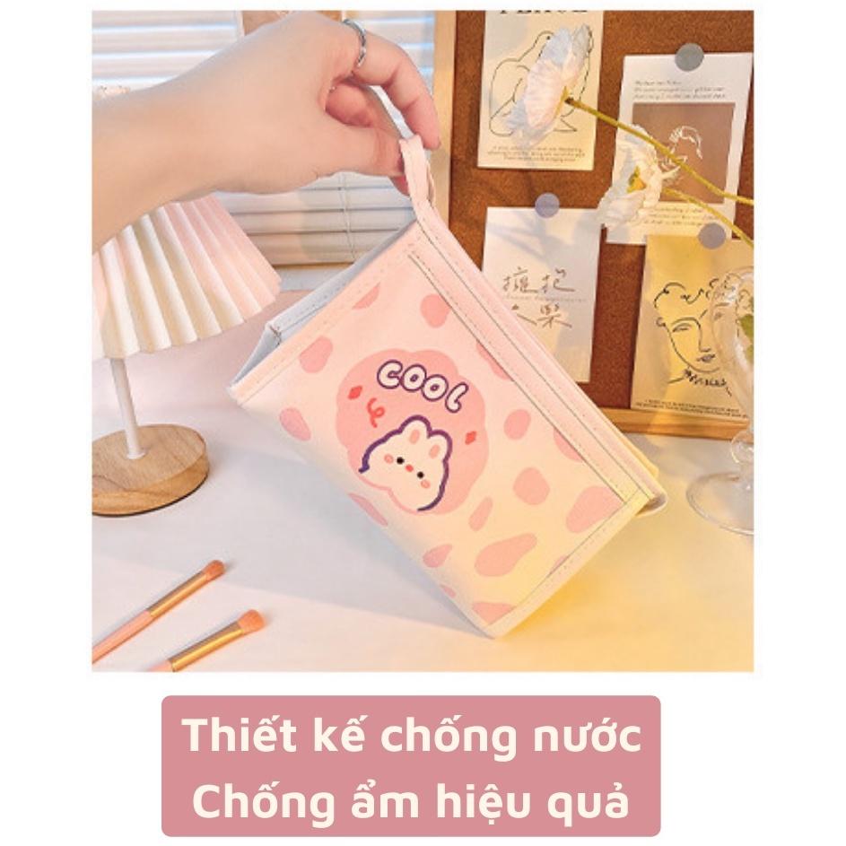 Túi đựng đồ trang điểm mỹ phẩm đồ dùng học tập dễ thương tiện lợi cho bạn nữ