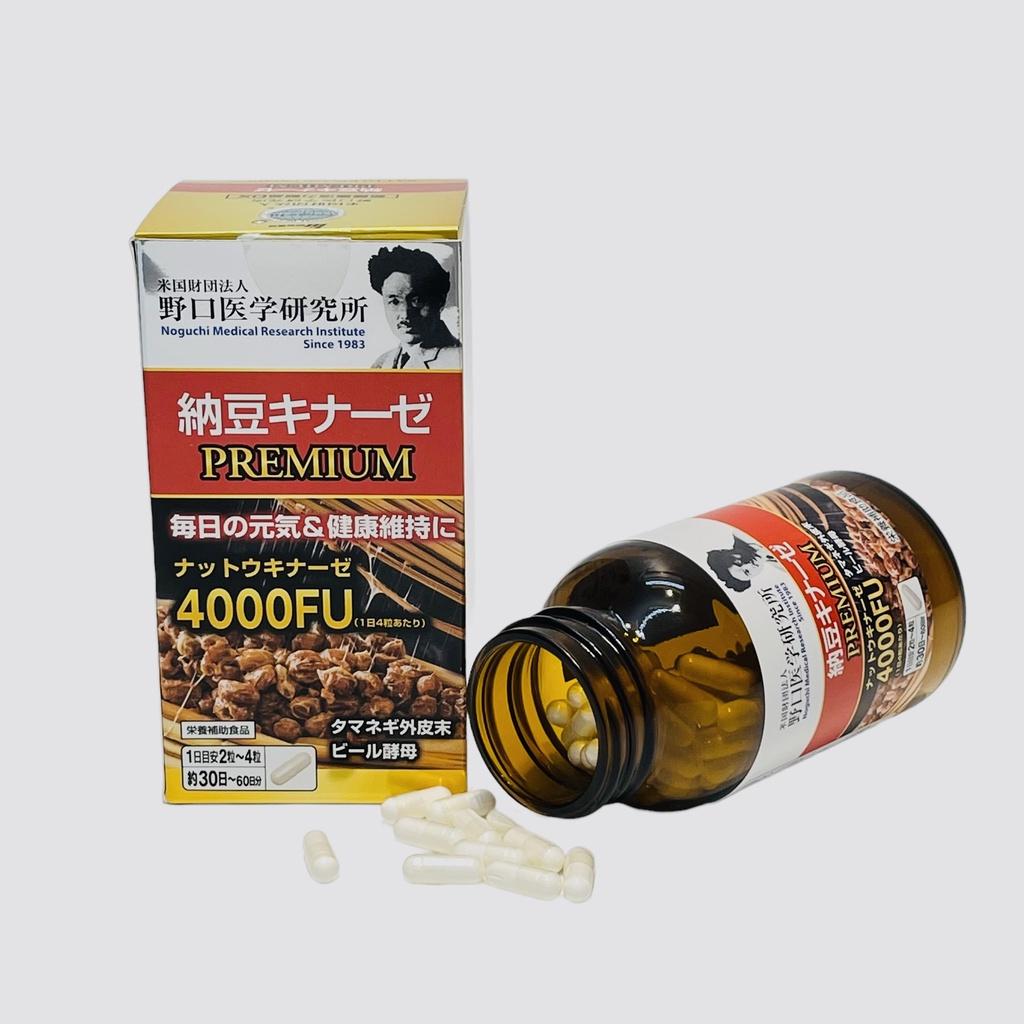 Viên uống hỗ trợ chống đột quỵ Noguchi Nattokinase Premium 4000FU 120 viên