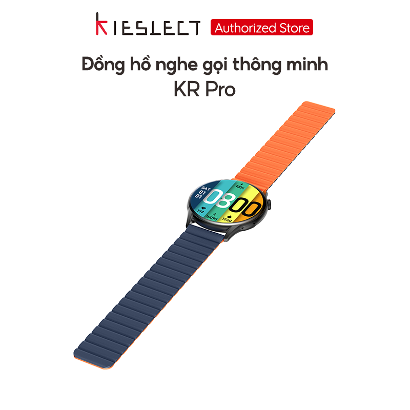 Đồng hồ thông minh Kieslect Kr Pro | Amoled 1.43 Inch | 70 chế độ tập | Nghe gọi | Tặng kèm dây đeo - Hàng Chính Hãng