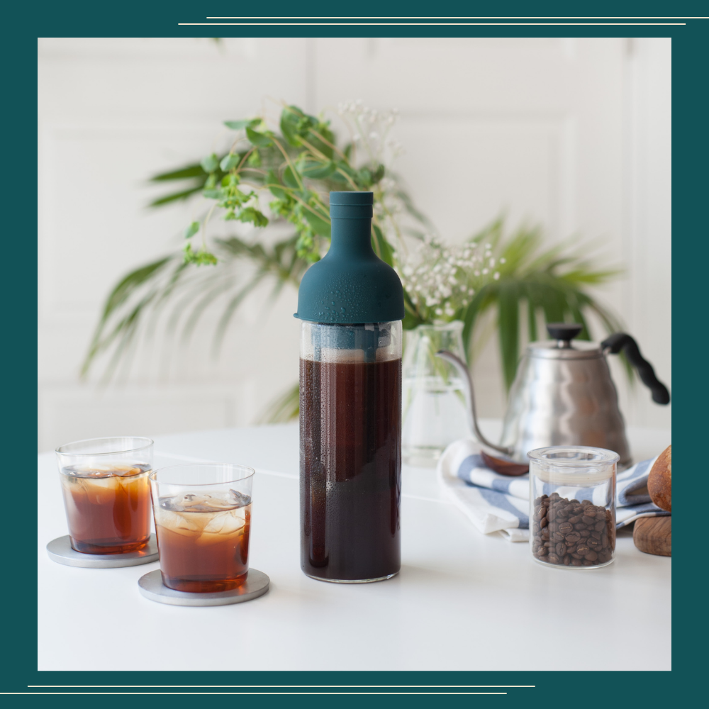 Bình pha cà phê Cold Brew Hario 650ml (Xanh)