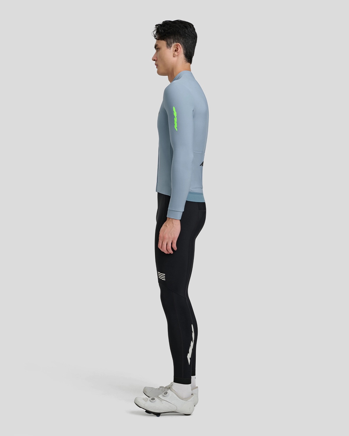 Áo Thể Thao Đạp Xe Nam MAAP Eclipse Thermal LS Jersey 2.0 - Màu Teal