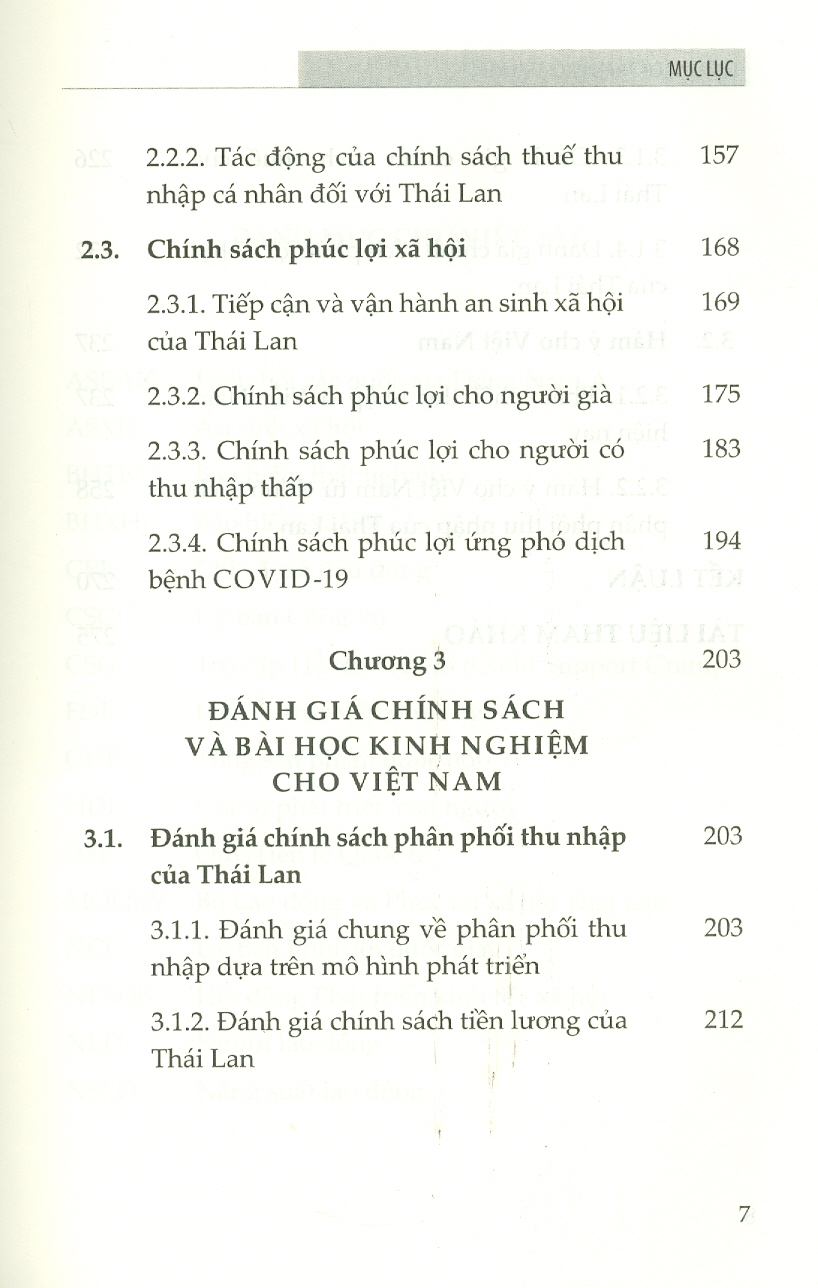 Chính Sách Phân Phối Thu Nhập Của Thái Lan Và Hàm Ý Cho Việt Nam