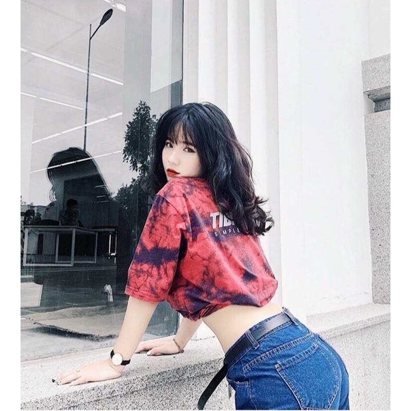 Áo thun nam nữ TIBI form rộng chất thun dày dặn co giãn siêu chất
