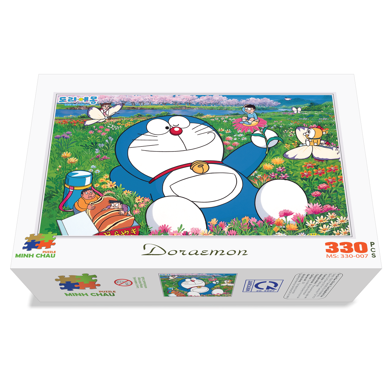 Bộ Tranh Xếp Hình Minh Châu 330 Mảnh – Doraemon