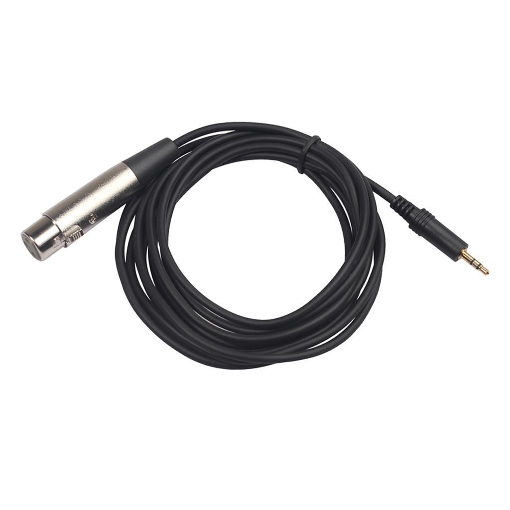 3.5mm to xlr, Angle 3.5mm TRS Stereo Male to XLR Female Cable