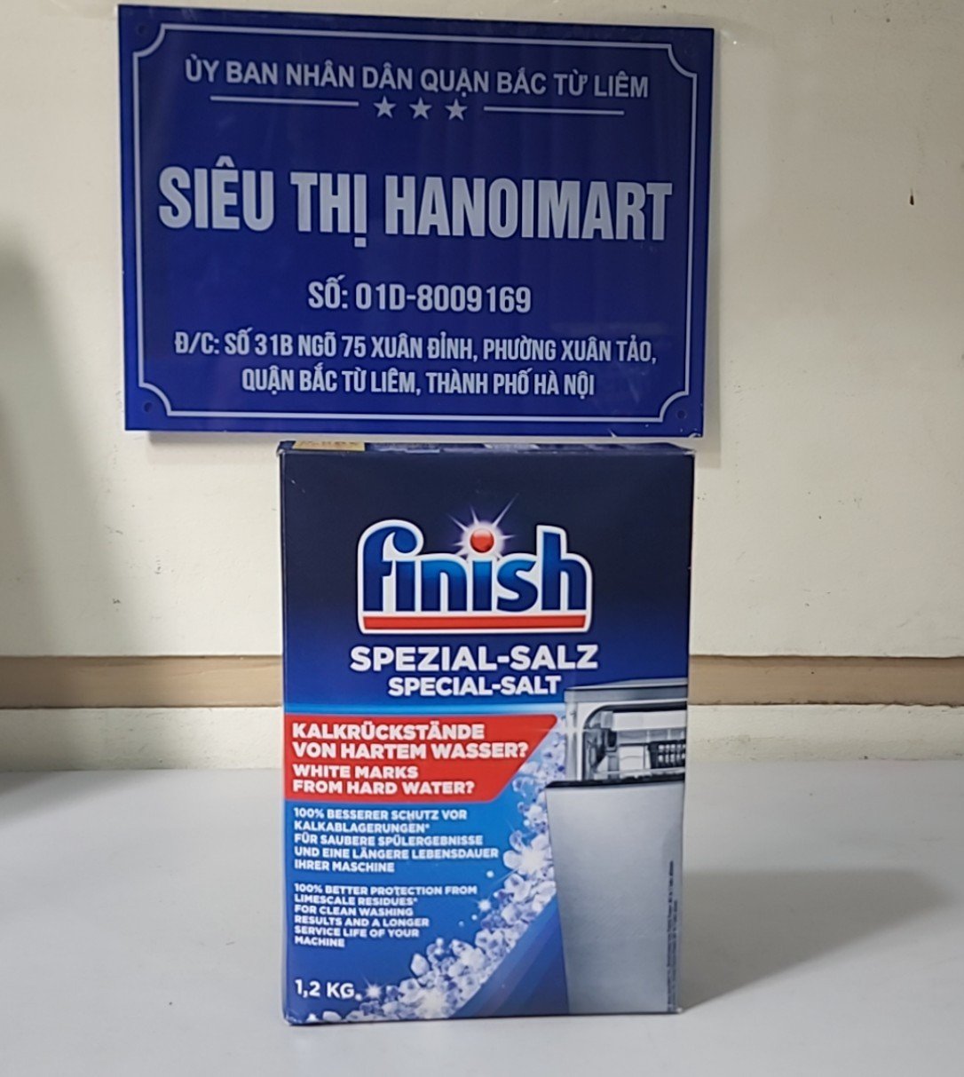 Viên rửa bát Finish Nhật 150 viên, Nước làm bóng Finish 750ml, Muối rửa bát Finish 1.2kg