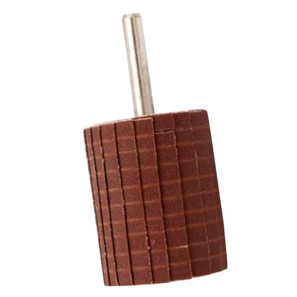 2pcs Abrasive Grinding Tools Flap Wheel Dust Rust Paint Remove Tools 400 Grit