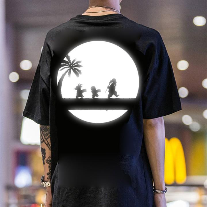 Áo thun tay lỡ Phản Quang Thầy Trò Goku Nam Nữ