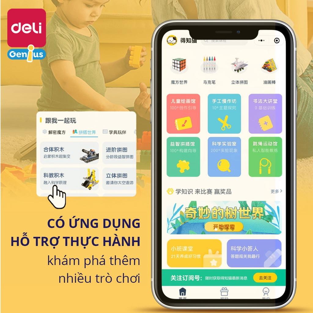 Bộ Đồ Chơi Xếp Hình Lắp Ghép Khoa Học Mô Hình 3D Nhiều Chủ Đề Deli - Dễ Lắp An Toàn Phù Hợp Cho Trẻ Phát Triển Tư Duy Hình Khối  -74380 5