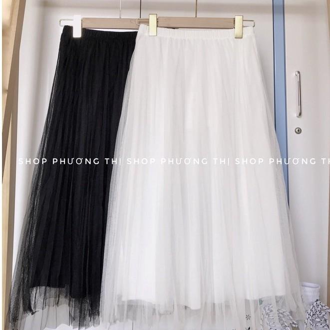 Chân Váy Lưới TuTu 3 Lớp (1lớp lót, 3 lớp lưới) - Hàng Cao Cấp - Chiều Dài 78cm