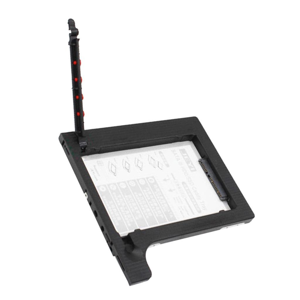 2.5'' 12.7mm SATA SSD HDD Hard Disk Tray for Laptop CD DVD Optical Drive Bay