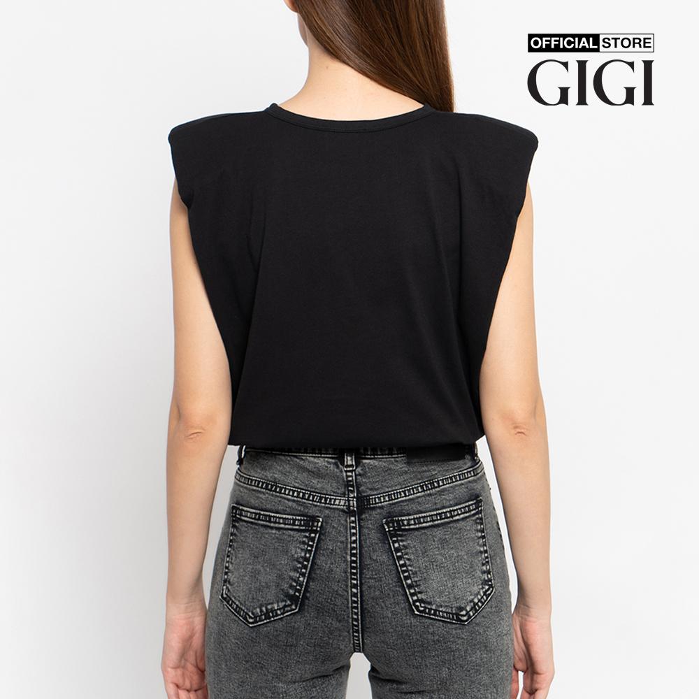 GIGI - Áo thun nữ cổ tròn độn vai thanh lịch G1203T212246