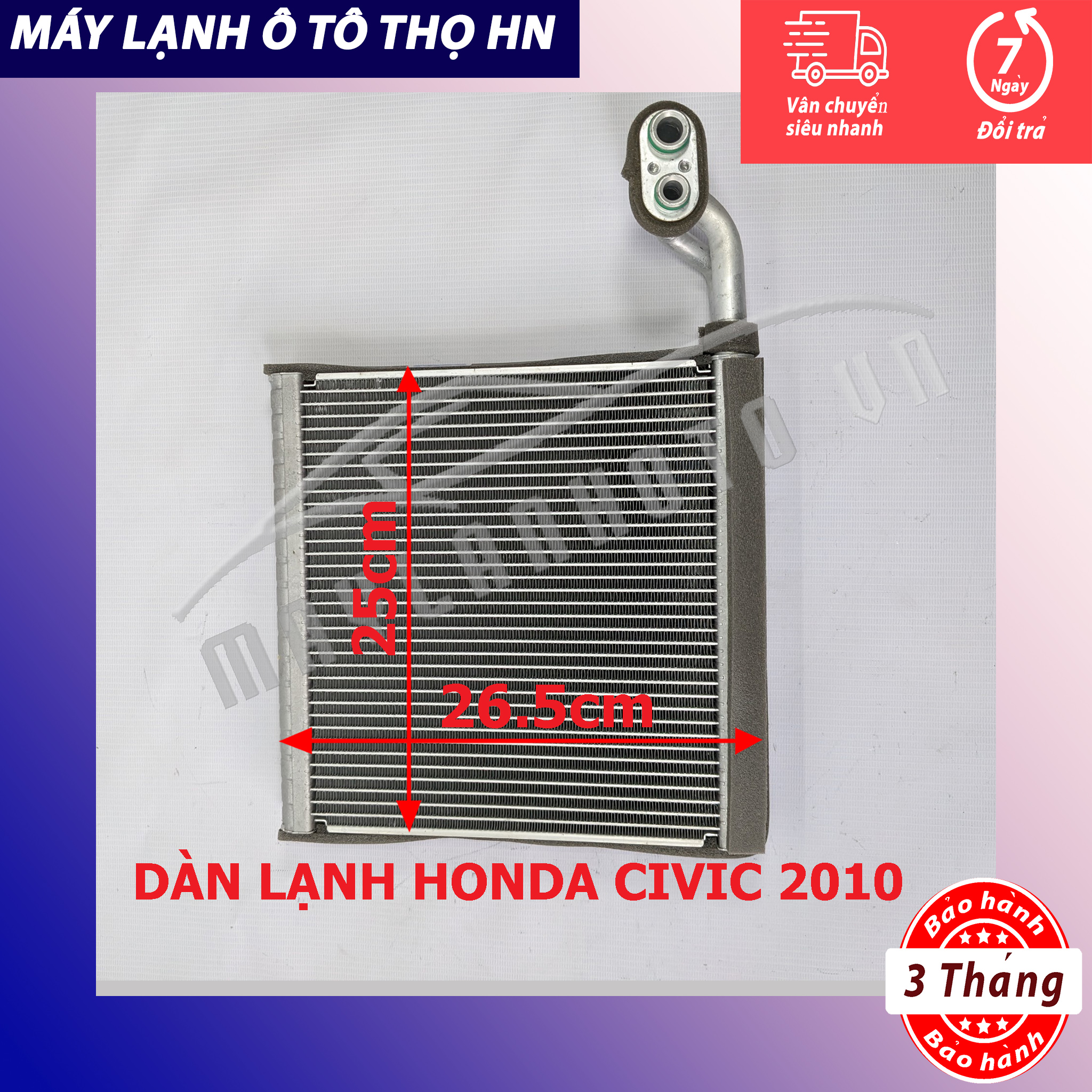 Dàn  lạnh Honda Civic 1.8 2.0 2006 2007 2008 2009 2010 Hàng xịn Thái Lan 06 07 08 09 10