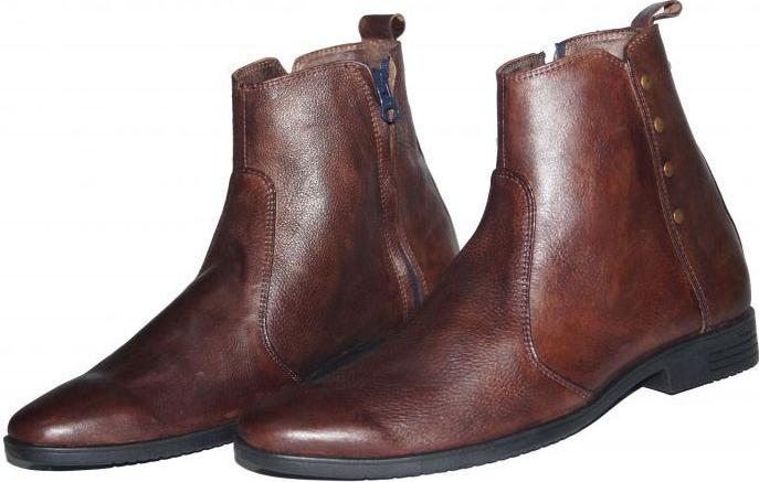 Giày Boots Nam Da Bò Thật B142