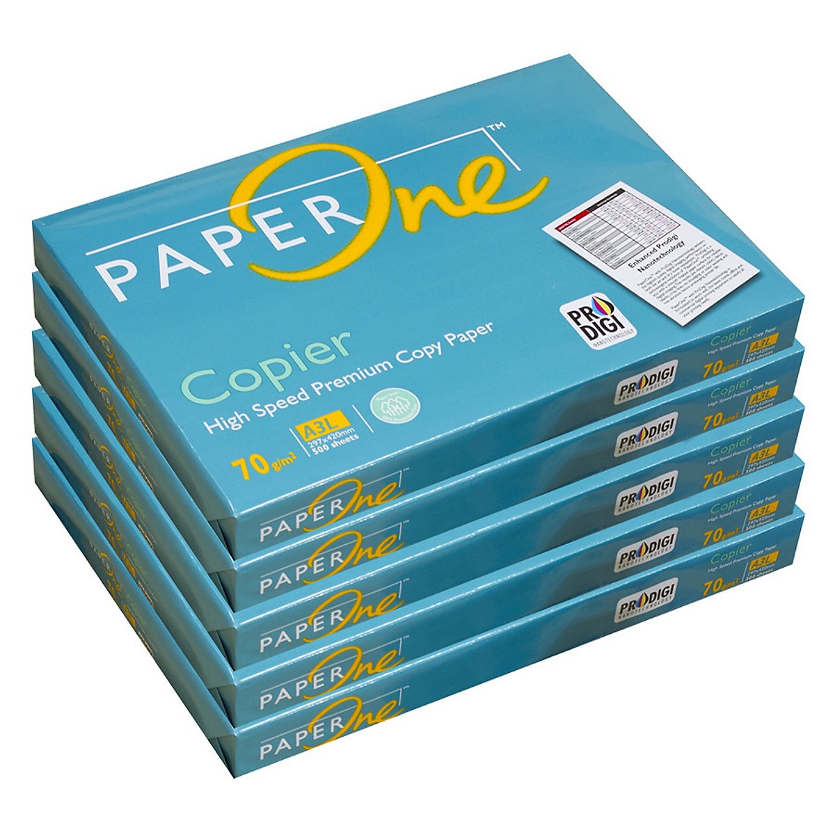 Thùng 5 Ram Giấy Paper One A3 70gsm