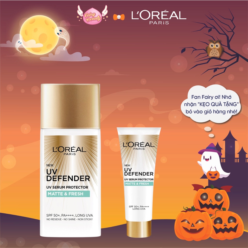 Kem Chống Nắng Giúp Kiểm Soát Dầu Và Thoáng Mịn Làn Da UV Defender SPF 50+/PA++++ Matte & Fresh 50/15ml