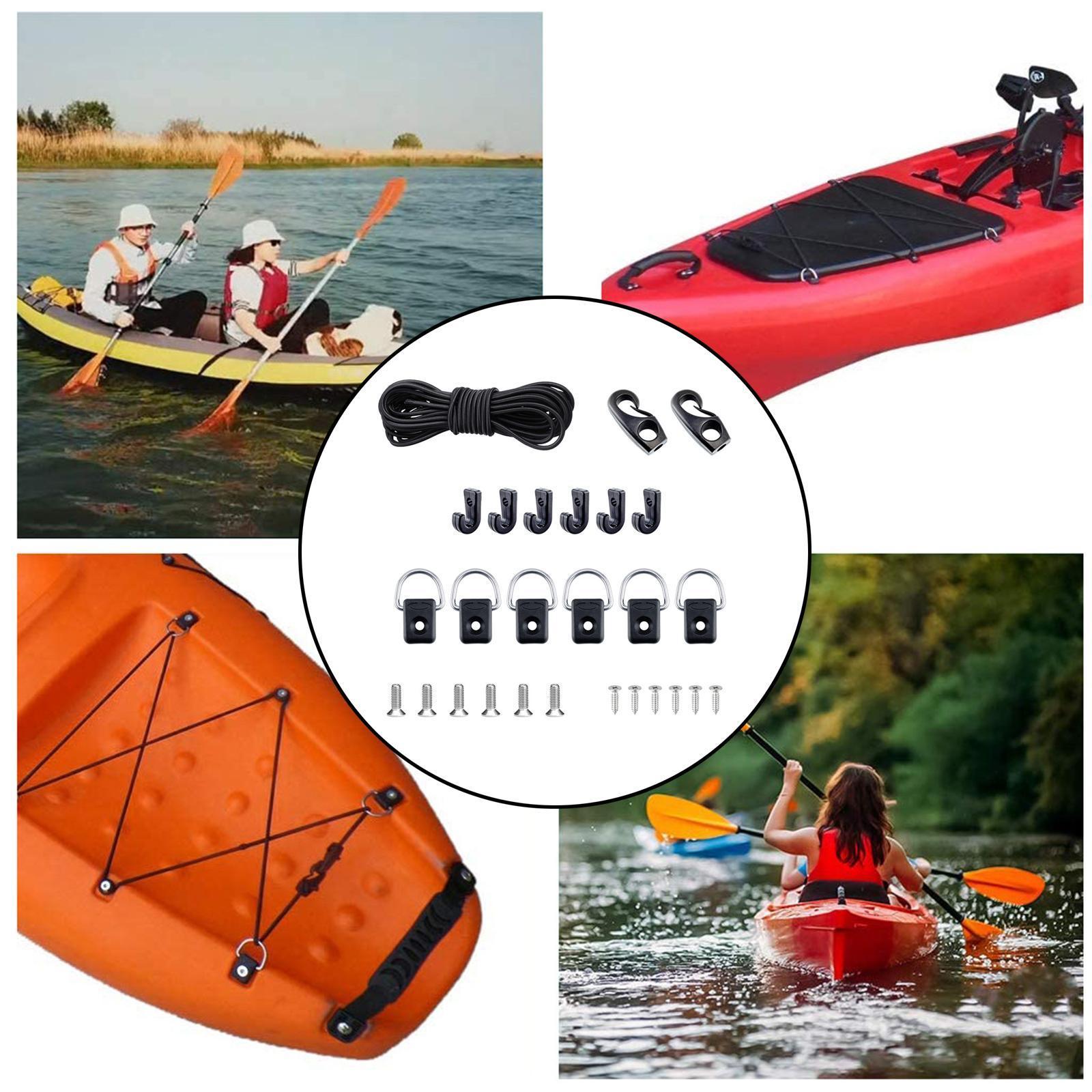 Kayak Deck Rigging Kit D-Circle with 304 M6 Screw for Boat Canoe Fishing