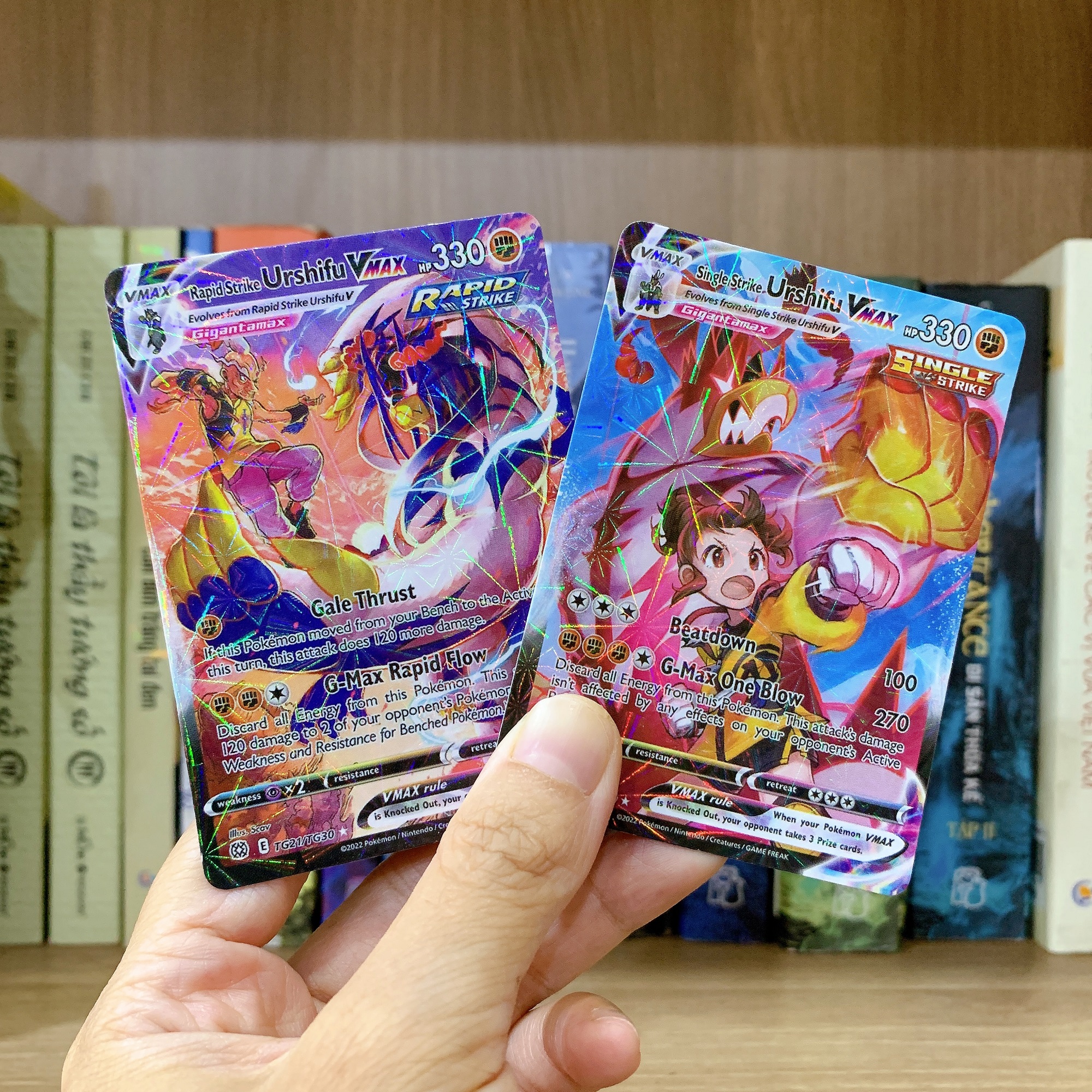 10 Thẻ bài Urshifu Vmax  HOLO foil đẹp