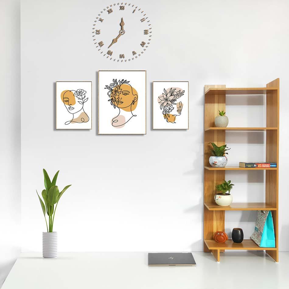 SET 3 tranh canvas decor phong cách minimalist, trừu tượng hiện đại - AR017 - 20
