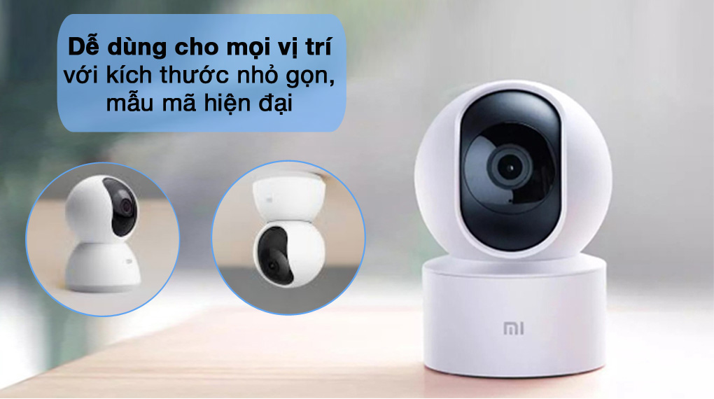 Camera 360° Xiaomi - Hàng chính hãng - Camera quan sát Mi 360° 1080P Mi Home Security có đèn hồng ngoại, kết nối wifi