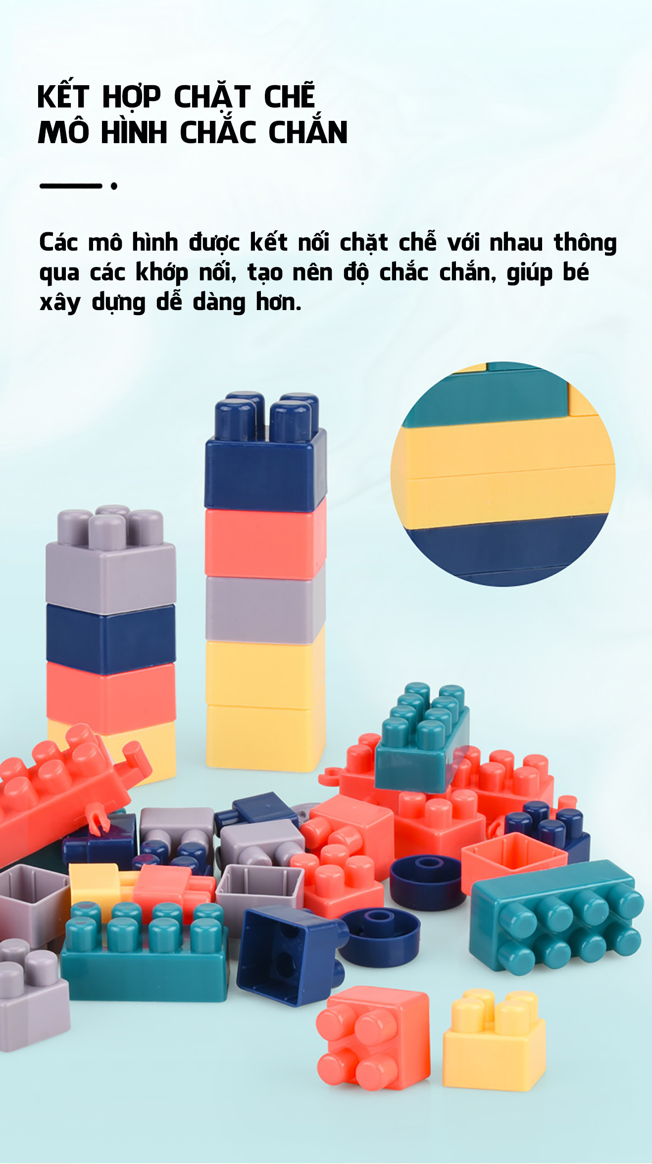 Lego 520 Chi Tiết - Bộ Đồ Chơi Lắp Ghép Thông Minh Cho Bé