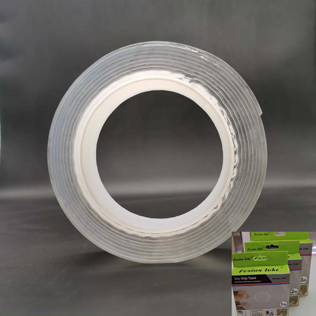 Traceless Adhesive Tape Invisible Gel Dual-sided for Smooth Surface