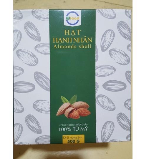 Hạnh Nhân Nguyên Vị [HIỆU MFOOD] Tách Vỏ Hộp Nhập Khẩu Mỹ, Hộp 500gr, Chống Lão Hóa, Tăng Cường Hệ Miễn Dịch, Điều Hòa Tim Mạch