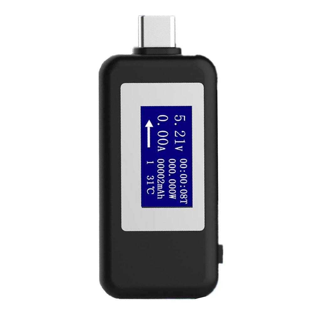 USB-C Voltage and Current Tester Meter  Digital Monitoring Gauge DC 4-30V