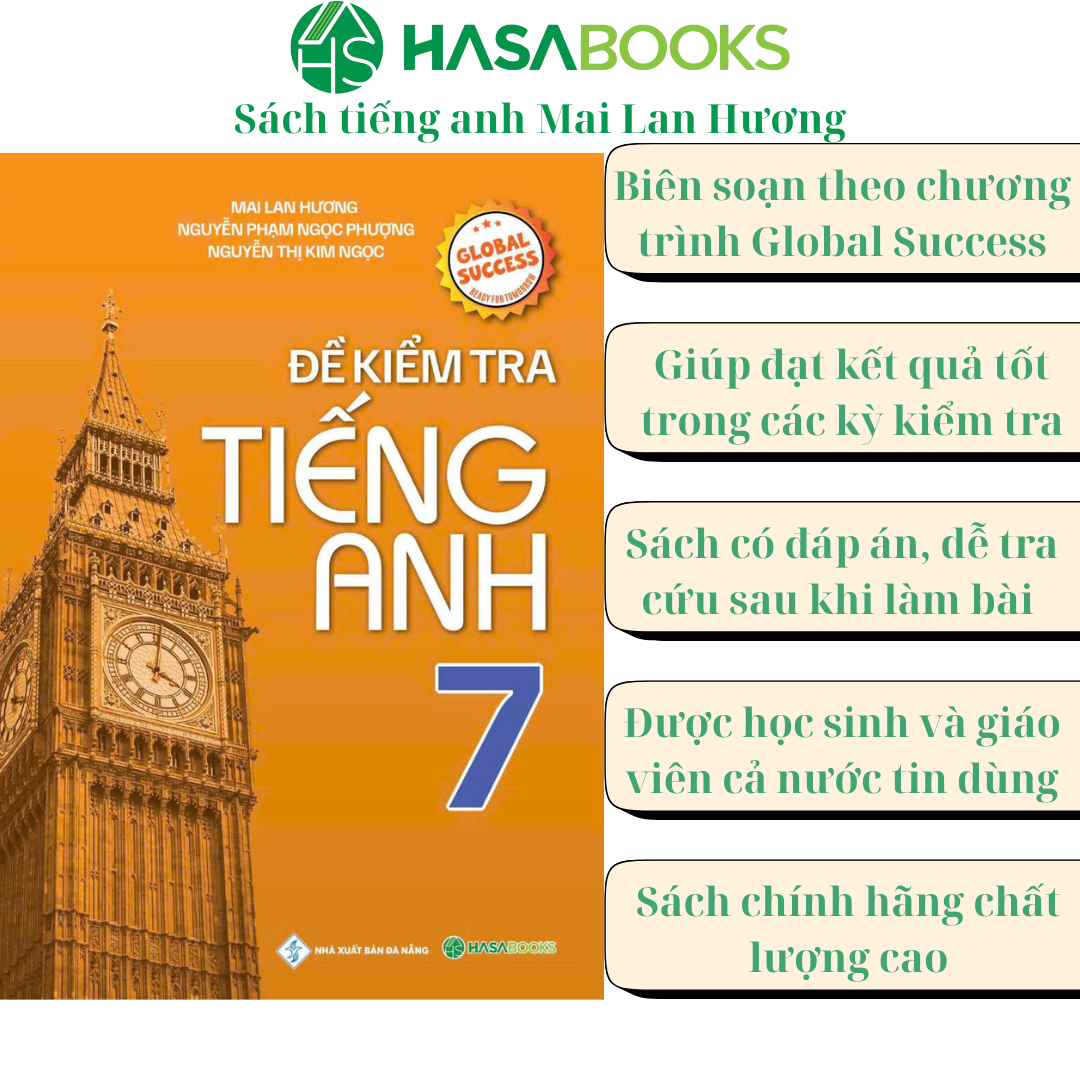 Đề Kiểm Tra Tiếng Anh 7 Global Success - Mai Lan Hương