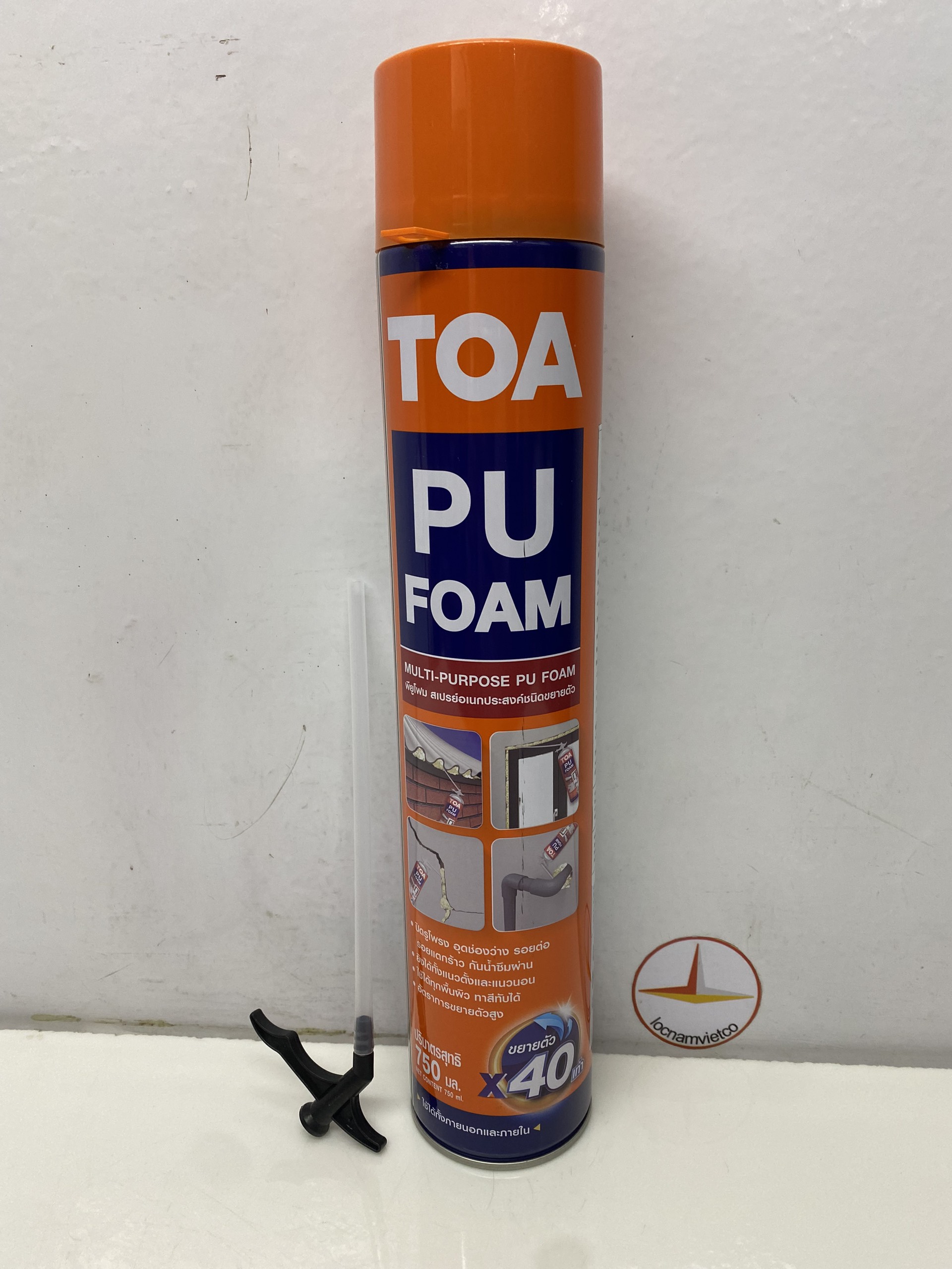 Keo bọt nở Foam Toa dạng vòi 750 ML