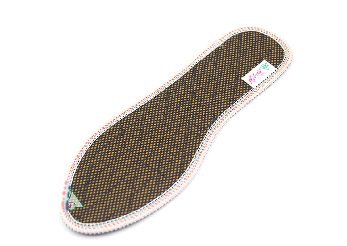 Lót giày lưới 1 lớp Hương Quế CI-05 làm từ vải lưới 1 lớp - vải cotton - bột quế giúp êm chân - ấm chân - phòng cảm cúm và cải thiên sức khỏe