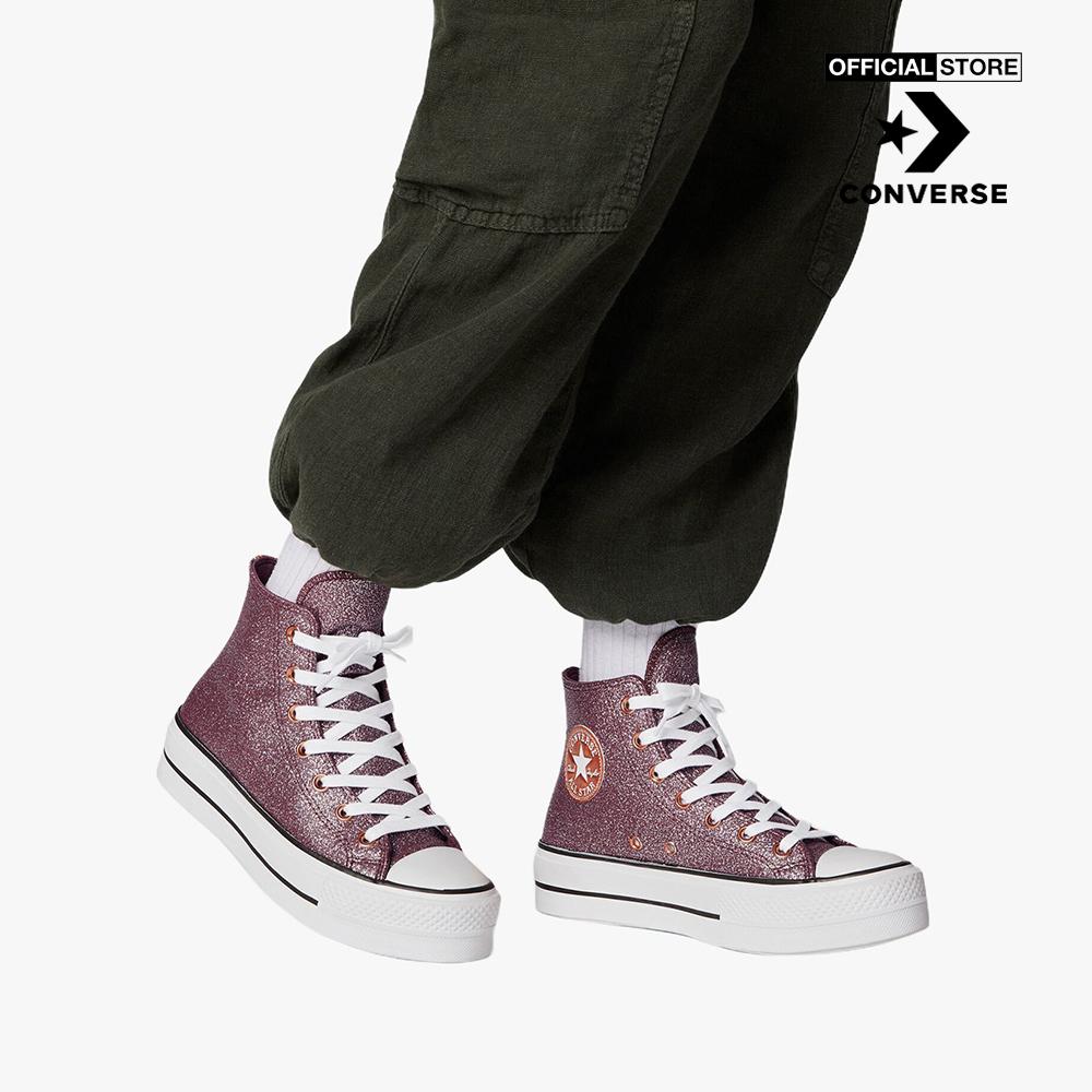 CONVERSE - Giày sneakers cổ cao nữ Chuck Taylor All Star Lift A03240C