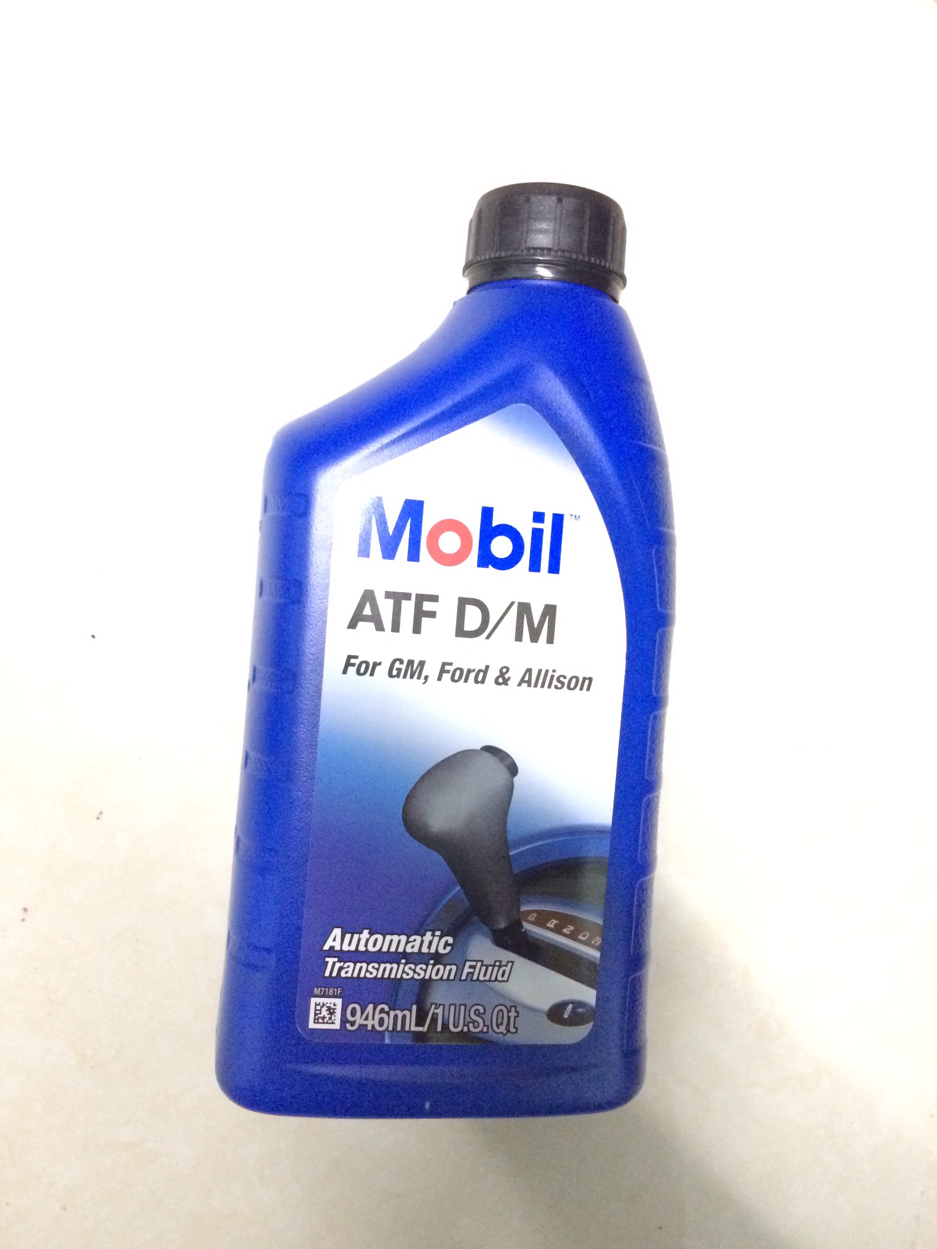 Dầu hộp số tự động ATF D/M 946ml - Dầu nhớt Mobil nhập khẩu từ Mỹ 946ml
