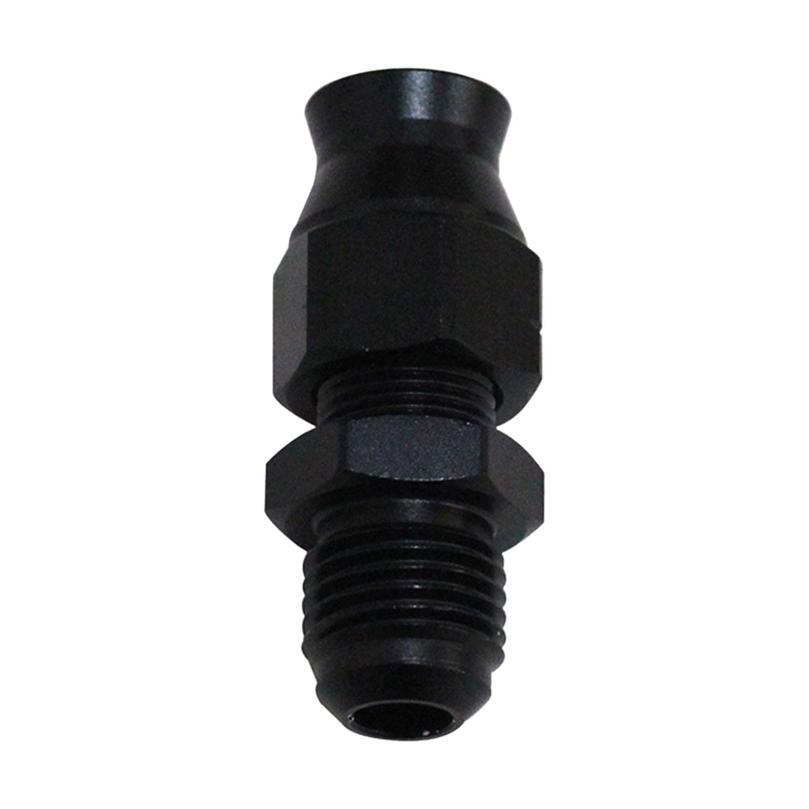 6AN to 5/16" Male Thread Fuel Hardline Fitting Aluminum Anti-Leak Quick Connector