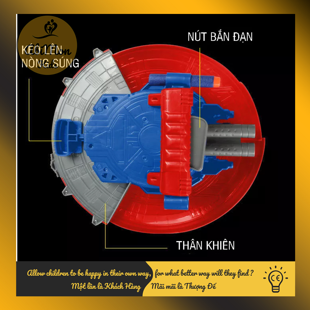 Đồ Chơi Khiên Đội Trưởng Mỹ Cho Bé  || Đồ chơi Gỗ - Giáo dục - An toàn - Thông minh
