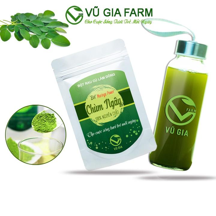 Bột Chùm Ngây Sấy Lạnh Nguyên Chất Vũ Gia