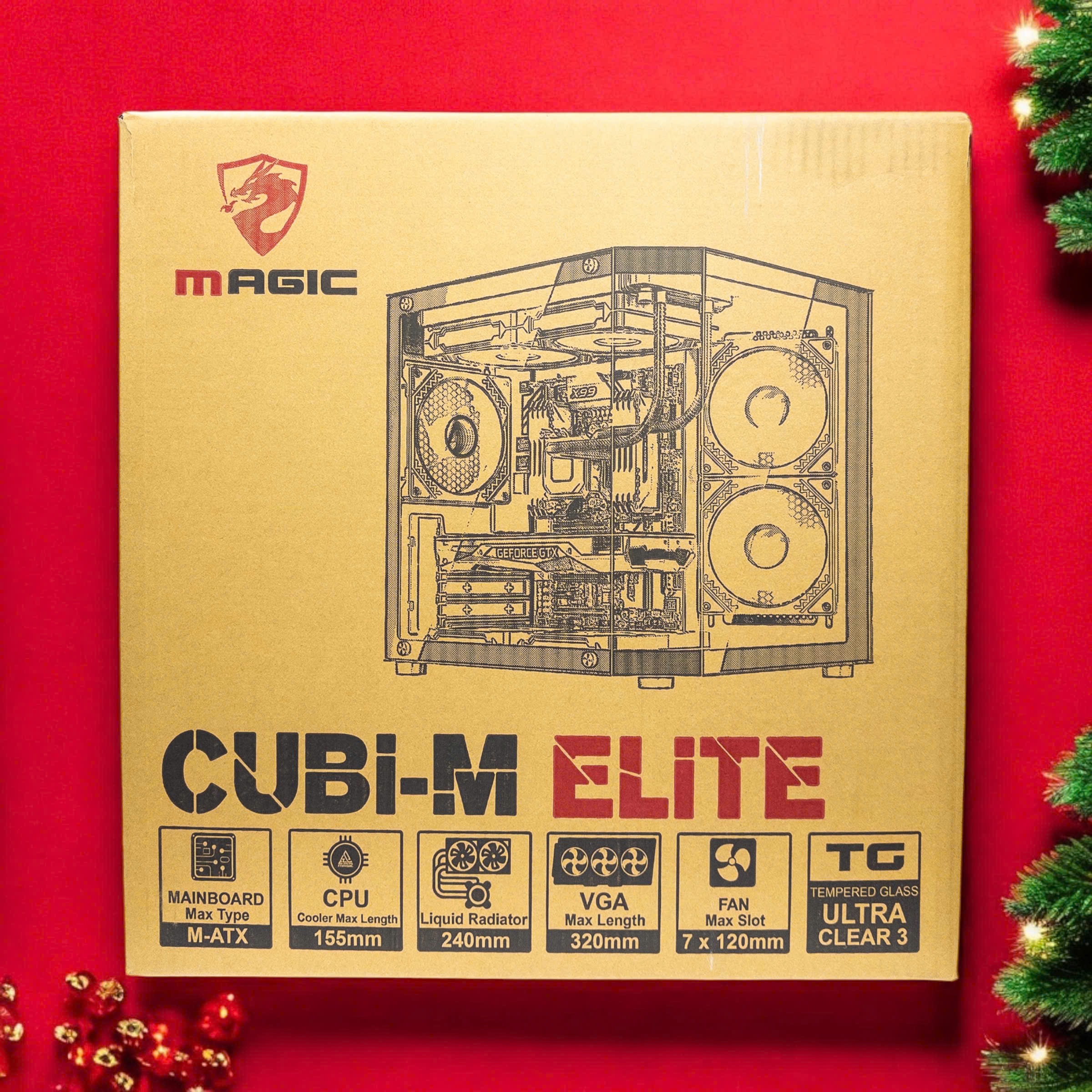 CASE MAGIC CUBI-M ELITE (M-ATX) - Hàng chính hãng