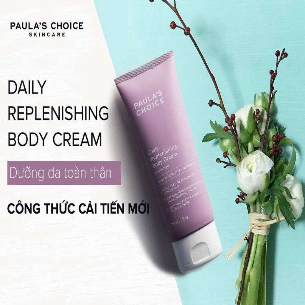 Kem Dưỡng Thể Toàn Thân Cấp Ẩm Đa Năng Siêu Mềm Mịn Paula's Choice Daily Replenishing Body Cream 210ml (Mã 3450)